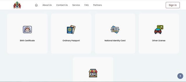 Gambia Government Services Platform screenshot 2